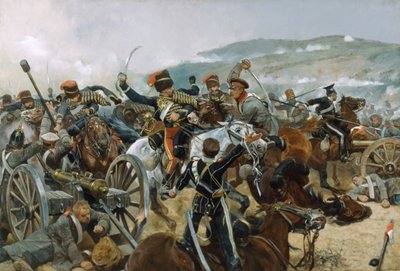 Il soccorso della Brigata Leggera, 25 ottobre 1854, 1897 da Richard Caton Woodville